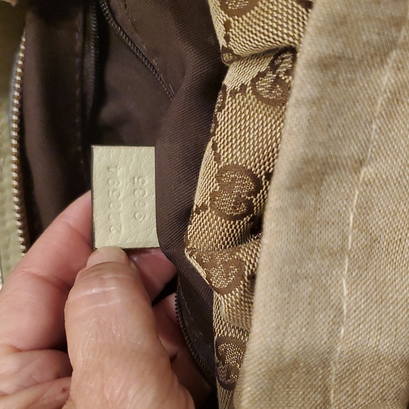 Gucci Brown and Beige Monogram Handbag Set - Picture 12 of 13